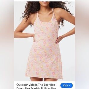 Outdoor Voices Swirl Patterned dress